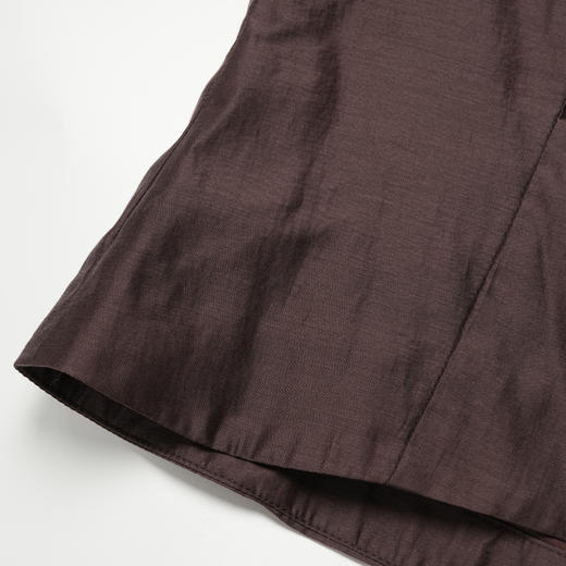 ROMI STUDIO“裸肤挚爱”轻薄透气简约优雅乌木色无袖背心 T3939 商品图4