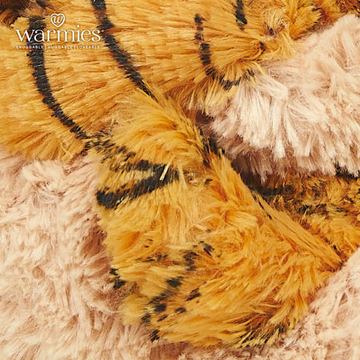 英国warmies 狮子老虎拥抱安抚玩偶公仔送礼毛绒可加热抱枕 商品图4