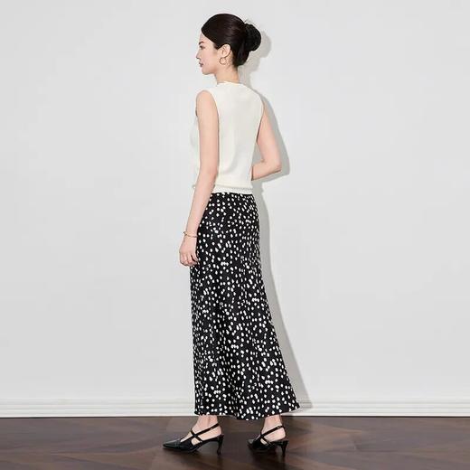 【高货wl】全新升级【铂金会员174/天猫229/差价55】(05259) 洛诗琳时尚优雅镶钻圆领无袖曲珠针织衫设计感背心上衣 商品图1