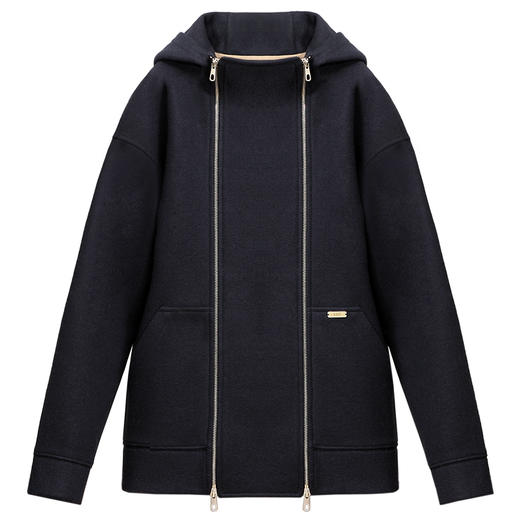 RSG郭培成衣品牌原创双拉链设计长袖开衫休闲卫衣上衣女装 商品图4