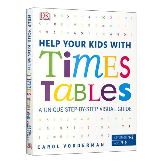 帮助你的孩子学习乘法 英文原版 DK Help Your Kids With Times Tables 数学科学英语 家庭儿童教辅书籍 英文版进口原版工具书 商品图1