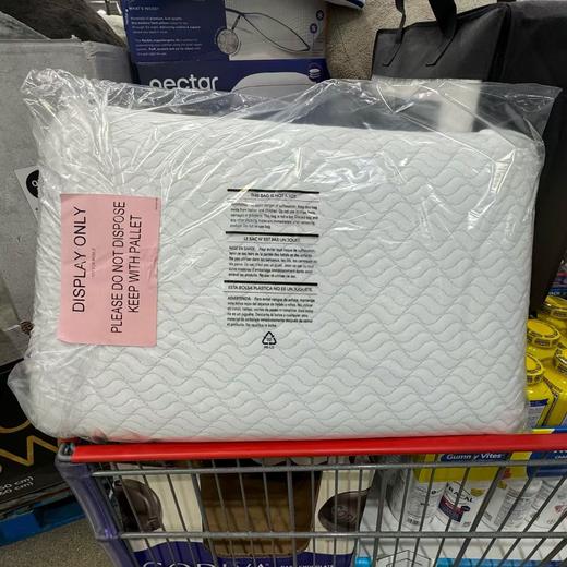 到手价349元 Serenity豪华枕头1个装 记忆绵枕头 尺寸：61x41cm  美国代购，无中文标签，介意慎拍 商品图5