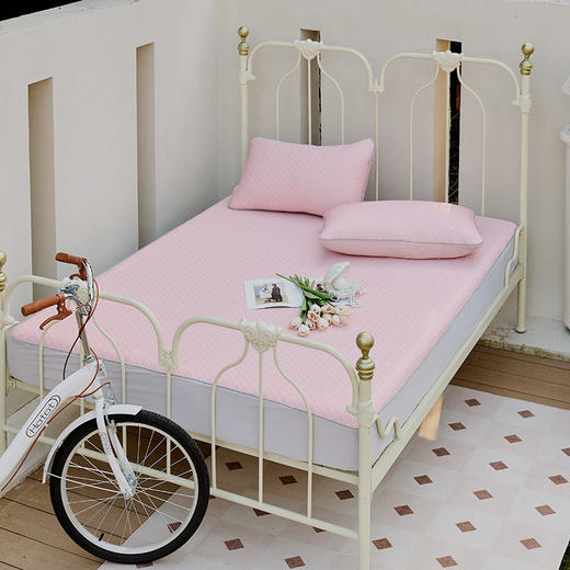 GRACE SPACE格调空间 3D高分子冰感凉席床笠三件套 商品图5