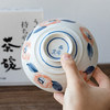 日本进口西庵窑手感舒适茶碗花椿 商品缩略图3
