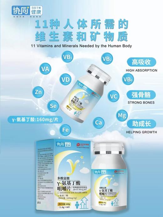 【全国包邮】多维富微(γ-氨基丁酸咀嚼片) 商品图0