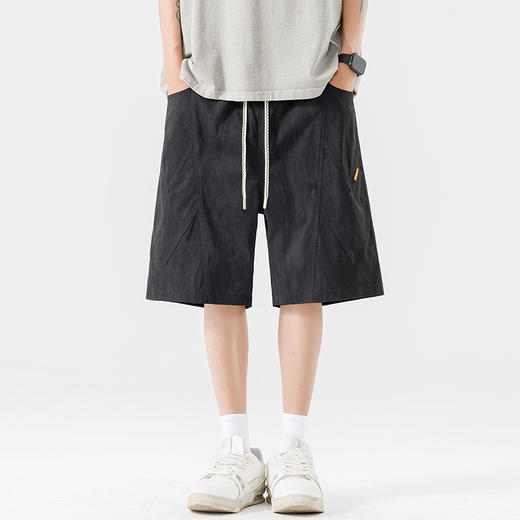 【DSL】大依优型大码短裤五分裤大号裤子弹力透气加肥加大夏季松紧腰宽松运动沙滩裤 商品图1