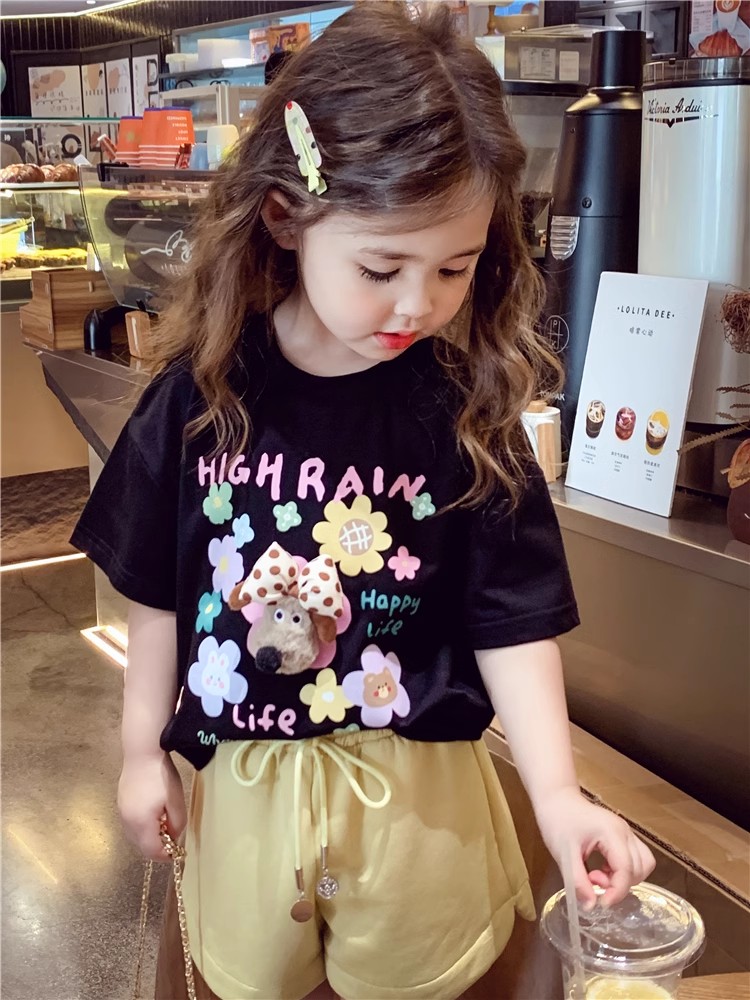 回头率爆表！【西蒙日记纯棉亲子款玩偶T恤】穿上这套亲子装，萌到犯规的温馨日常来啦！