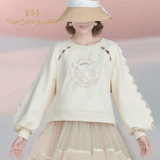 Rosestudio by Guo Pei高定系列延伸款 花瓣镂空立体猎豹卫衣 商品图2