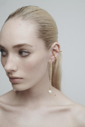 Chabaux Bling 系列耳挂 - 小号gold/silver（单个）