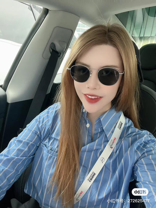 42-8 渠道货 热巴同款 fake me B35 超轻钛架 时尚墨镜 太阳镜 大头大脑袋放心入 商品图5