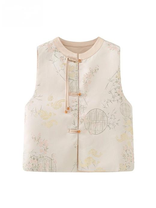 女装25春夏新品刺绣真丝马甲2274-XZQ2502 商品图5