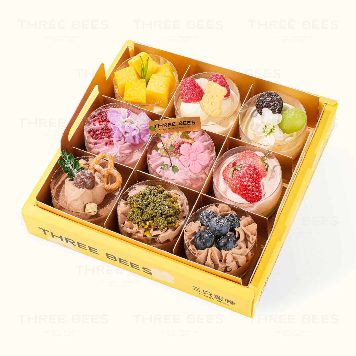 微甜三味慕斯蛋糕杯