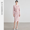 FUYAO扶摇 粉色小香风西装外套女2025早春新款女神范粗花呢套装裙 商品缩略图4