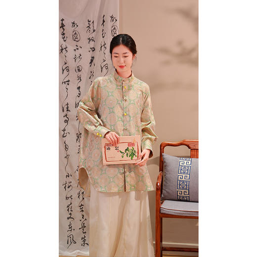 【2026东衣作】新中式衬衣（25710175五谷-高定款） 商品图4