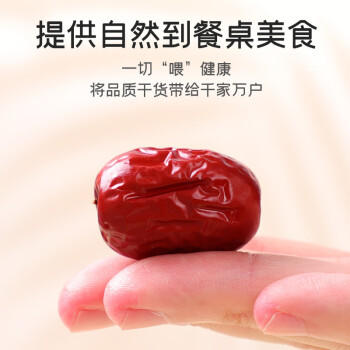 富昌 新疆红枣 灰枣500g 五星滋补 休闲食品 零食干果 /粮油调味 /南北干货 /果茎食补干货 商品图0