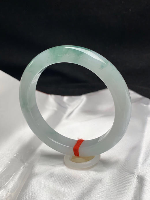 612593，58.8圈口，冰飘花正圈平安镯，种水好 商品图2