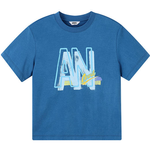 【实体店同款】男童圆领短袖针织衫夏季新款安奈儿童装AB521651 商品图5