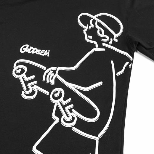 【断码清仓】HX 夏季圆领短袖T恤微宽松版型C102420431101/02/03 商品图11