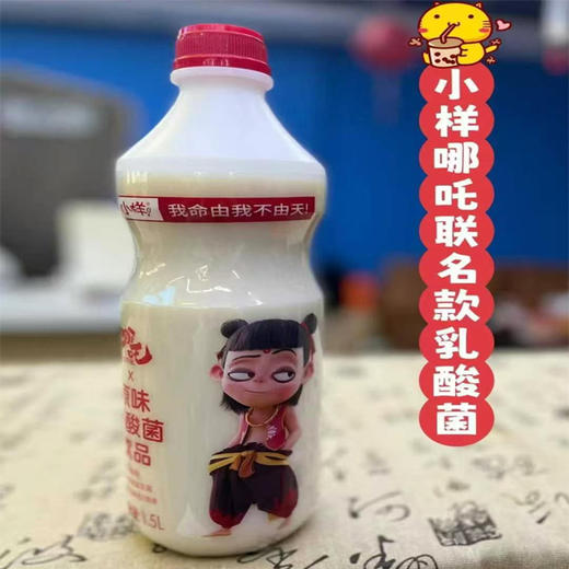 【8.9元/瓶】小样哪吒原味乳酸菌饮品1.5L（0400964） 商品图0