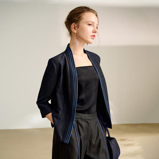 TANGY Collection/2025天意精品夏季新品中国风女士外套上衣L252011 商品图3