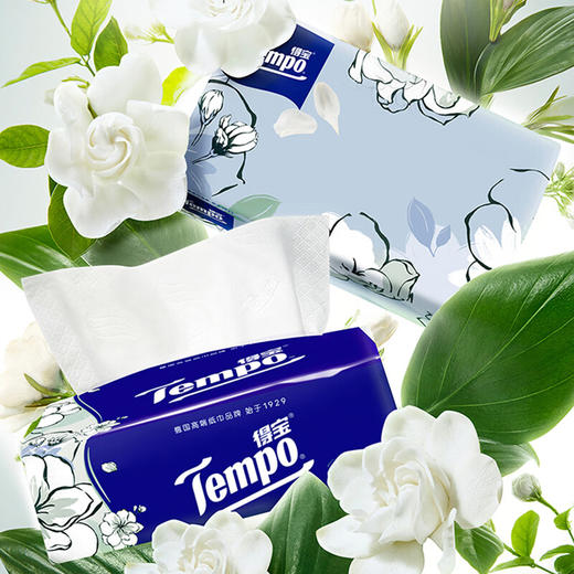 得宝抽取式面巾纸（3+1）包*90抽(茉莉花味) 商品图6