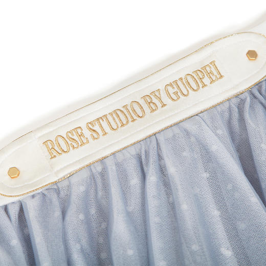 RSG郭培成衣品牌原创设计刺绣法式复古浪漫网纱半身裙百褶裙 商品图1