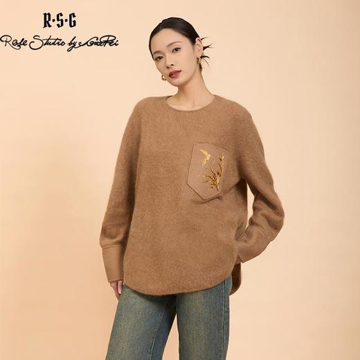 郭培成衣品牌精品系列金线喜鹊刺绣毛织 商品图0