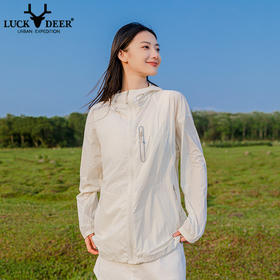 幸运鹿 情侣款山系冰感upf100+防晒服