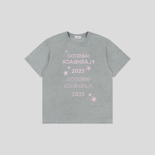 GOODBAI 正反logo星星撞色印花oversize短袖T恤 商品图2