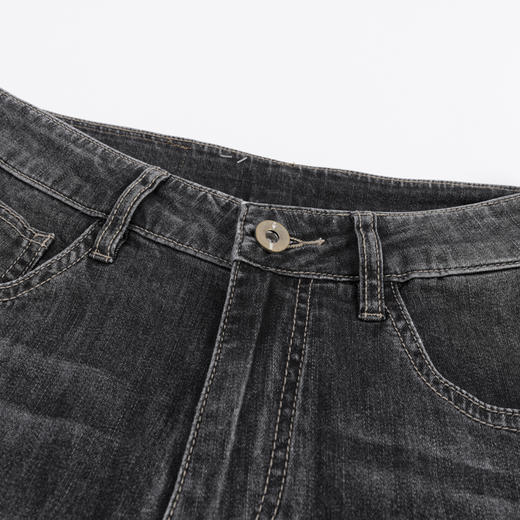 【断码清仓】HX 夏季水洗牛仔九分裤S210420015101 商品图3