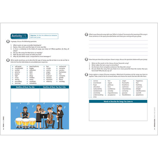 【高中英语选修课程用书】阅读教程/文学赏析与写作/写作教程/中国之旅 商品图9