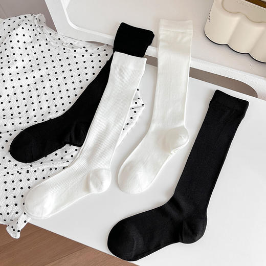 【1双装】女士凉感蛋白平板小腿袜夏季时尚袜薄袜【6双6折  2512209】 商品图2