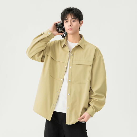 SCWJ斯辰唯佳百搭夹克衬衫，软糯舒适，休闲百搭，男女同款 商品图3