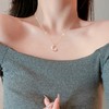 Winy925银月下美人项链玫瑰金色 商品缩略图4