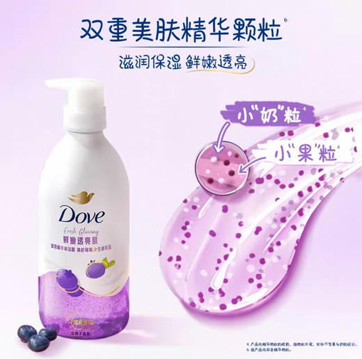 多芬精华沐浴露青柠莓莓生椰乳香430g 商品图2