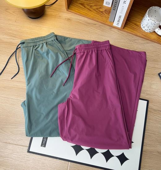 点此购买 艾高春秋季女士防泼水弹力户外运动长裤阔腿裤 zc 314082 商品图7