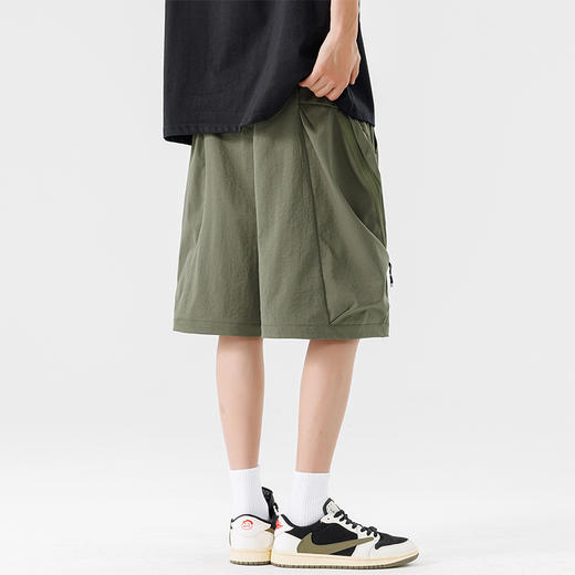 【DSL】大依优型大码短裤五分裤大号裤子弹力透气加肥加大夏季松紧腰宽松运动沙滩裤 商品图5