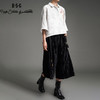 郭培成衣品牌新中式提花流苏丝绒阔腿裤 商品缩略图1