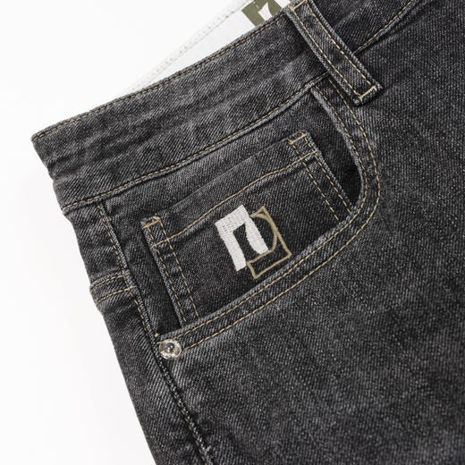 【新品上新】HX 夏季水洗牛仔九分裤S210420023101 商品图3