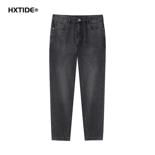 HX 夏季水洗直筒牛仔九分裤Y210420002101 商品图0