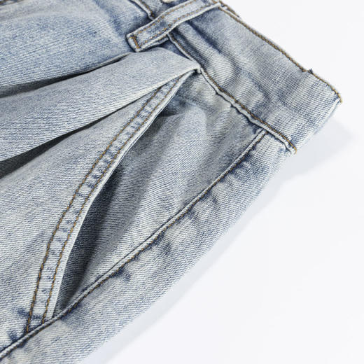 HX 夏季水洗萝卜牛仔长裤宽松Z201420006101 商品图3