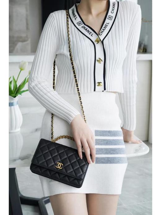 香奈儿黑金手柄woc斜挎包（HH） 商品图2