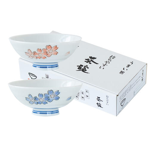 日本进口西庵窑手感舒适茶碗套装吉野樱 商品图5