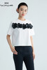郭培成衣精品系列法式立体花朵短款T恤 商品缩略图5