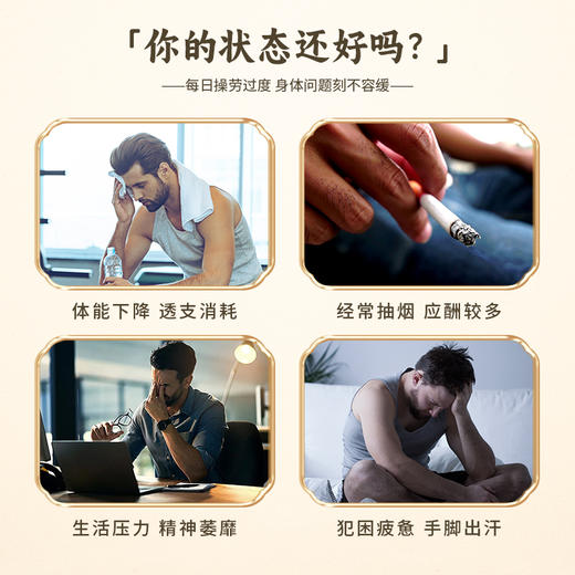 热售【人参黄精杜仲雄花茶】长白山人参升级版八宝茶人参黄精杜仲雄花茶滋补茶饮官方正品肾茶 商品图1