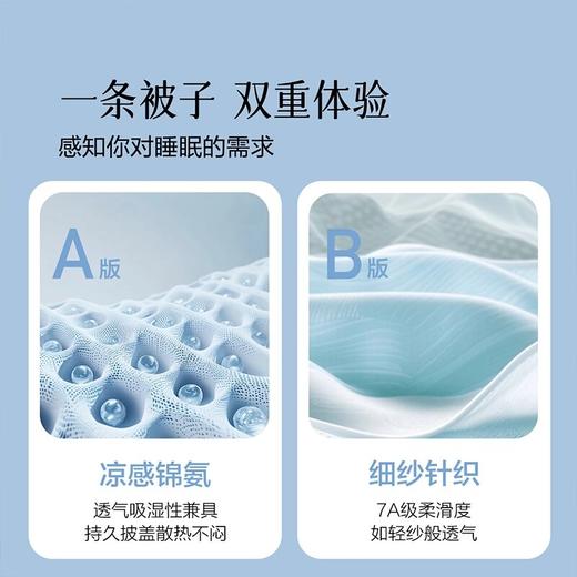 水星家纺 百丽丝家纺 A类柔软顺滑清净眠除臭双感夏被 商品图3