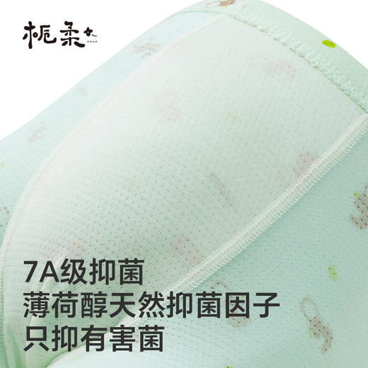 【云优选】栀柔儿童内裤宝宝男女童透气莫代尔a类7A抗菌四三平角裤新款网眼（贴身衣物不支持7天无理由退货，介意慎拍） 商品图5
