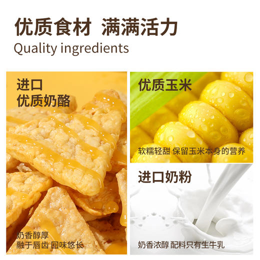 【分销】食验室厚厚奶酪玉米片高膳食纤维30g*2袋实验室非油炸休闲零食 商品图1