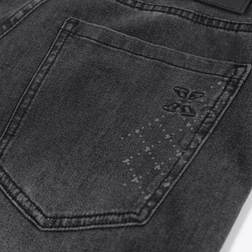 HX 夏季水洗直筒牛仔九分裤Y210420002101 商品图8