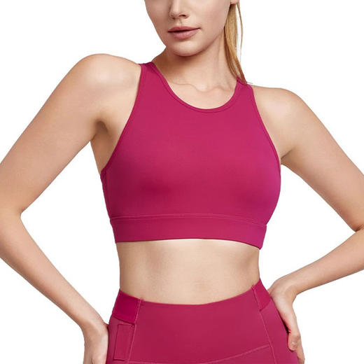【限时秒】YOGACODE【火树银花系列】无袖瑜伽服背心固定杯性感美背健身文胸户外运动工字背心DWB115147 商品图4